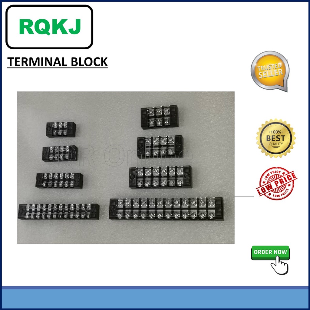 Terminal Block Solid Type 15A/25A 3POLE/4POLE/6POLE/12POLE TB SERIES ...
