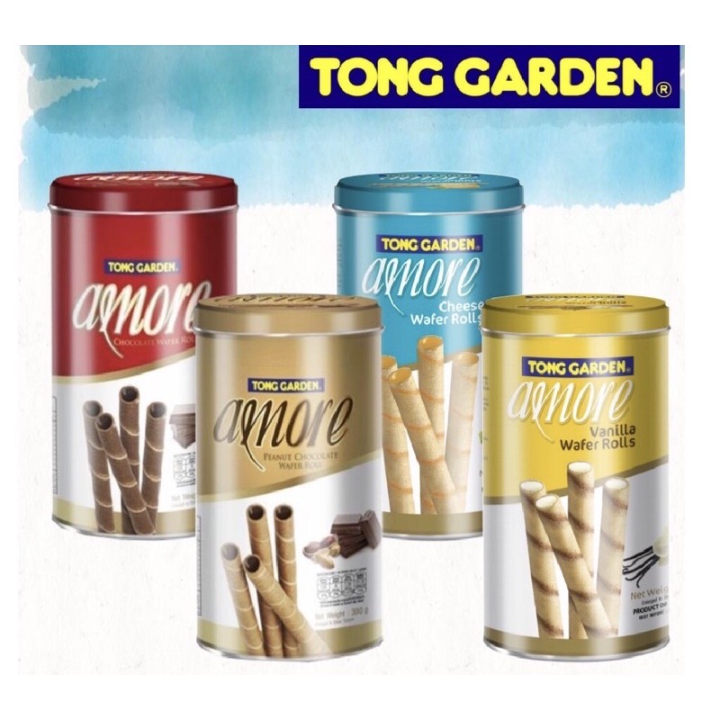 Tong Garden Amore Wafer Roll Assorted Variants 270g 300g Shopee