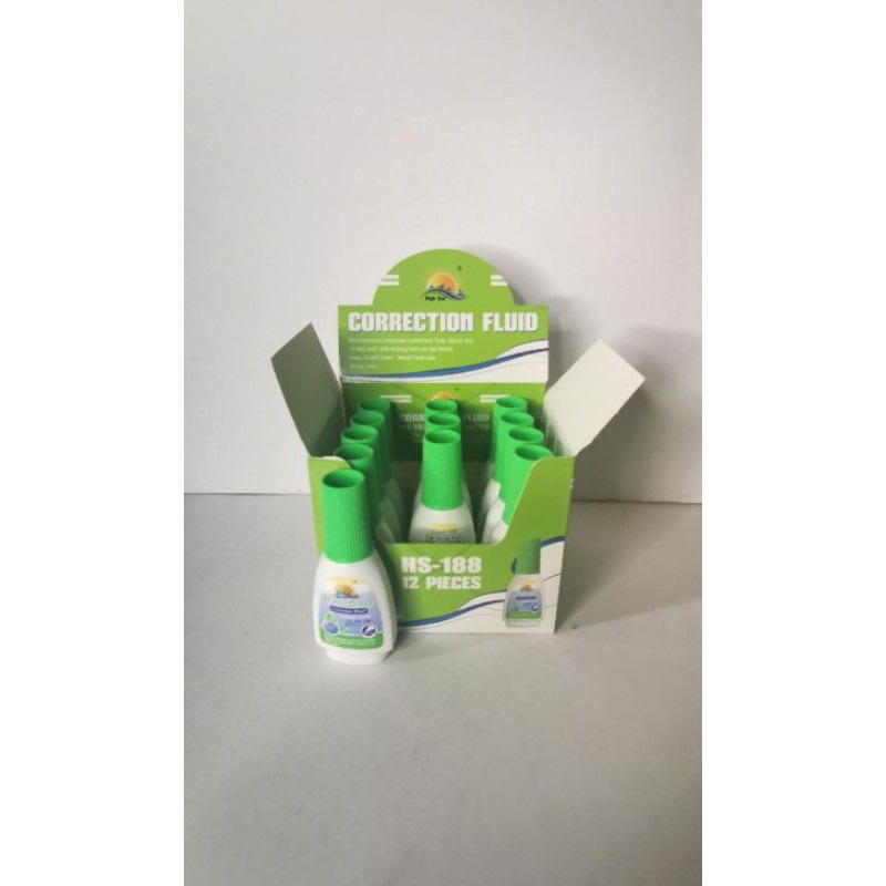 CORRECTION FLUID HS188 (12pcs) Shopee Malaysia