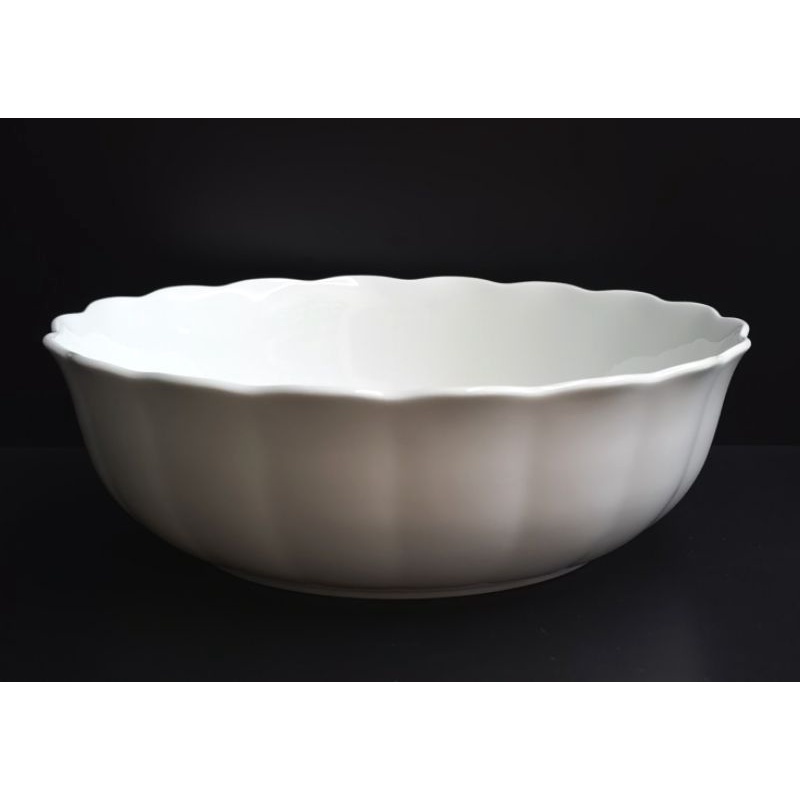 Narumi 23cm Vintage Noble White Bone China Serving Bowl Shopee Malaysia