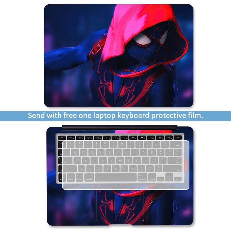 Free Keyboard Film★ Universal Spiderman Theme Laptop Cover Laptop Skin ...