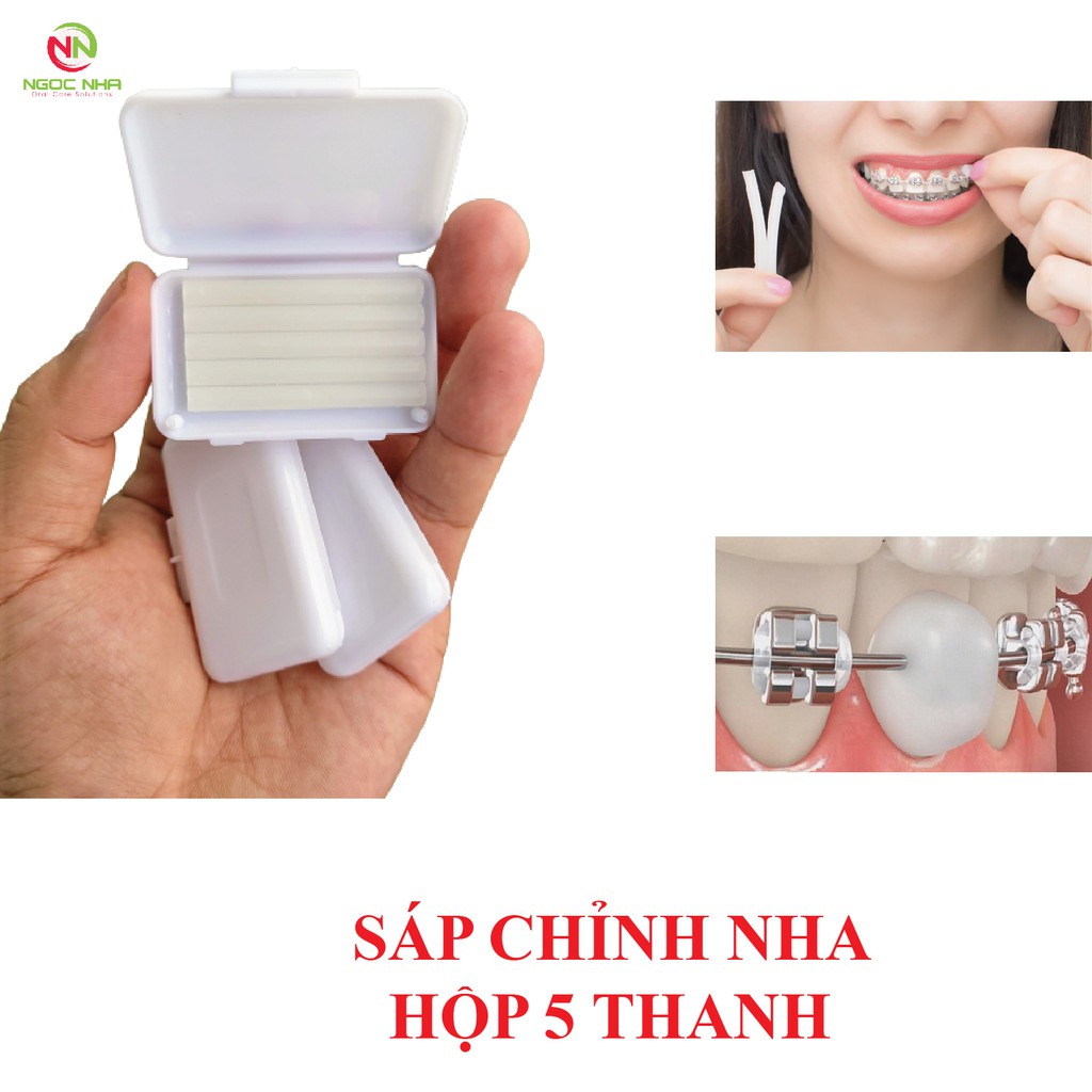 Orthodontic Wax Helps Relieve Pain, Box Of 5 Clear, Odorless Color Bars