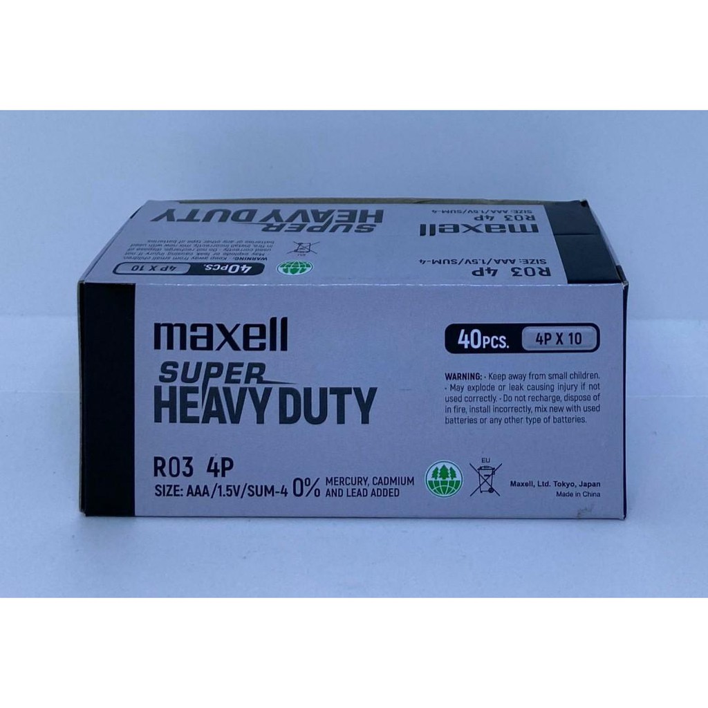 (Original) Maxell Super Heavy Duty AAA BATTERIES | Shopee Malaysia