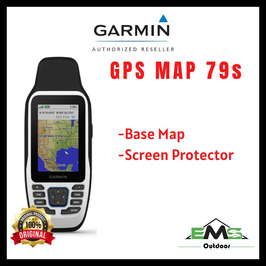 Garmin GPSMAP 79s Marine Handheld GPS Support Map Float Shopee Malaysia