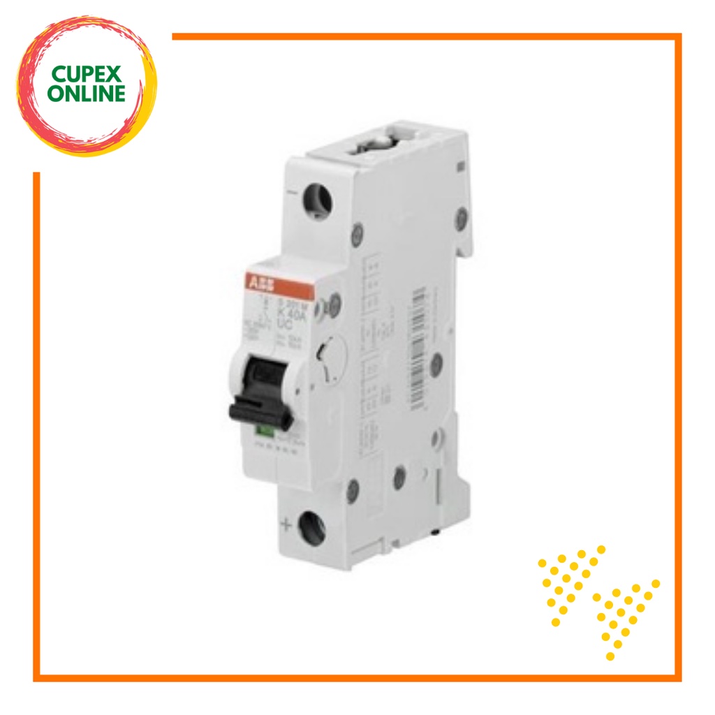 ABB S201M-K10UC MCB 10A 1P 10KA K Curve (cupex) | Shopee Malaysia