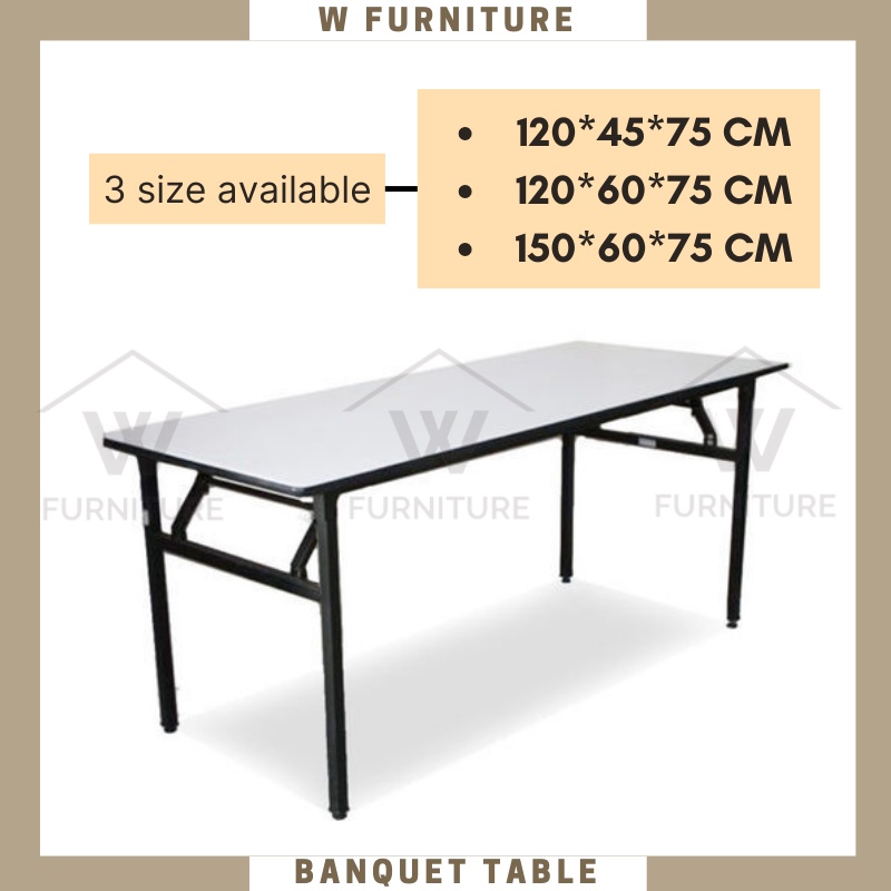 🇲🇾READY STOCK🇲🇾 Wfurniture Banquet Table/Folding Table/Catering / Hall ...