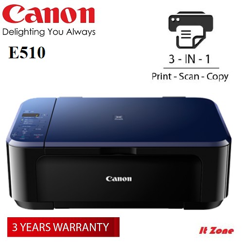 CANON E510 PIXMA INK EFFICIENT PRINTER [3YRS WARRANTY] Shopee Malaysia