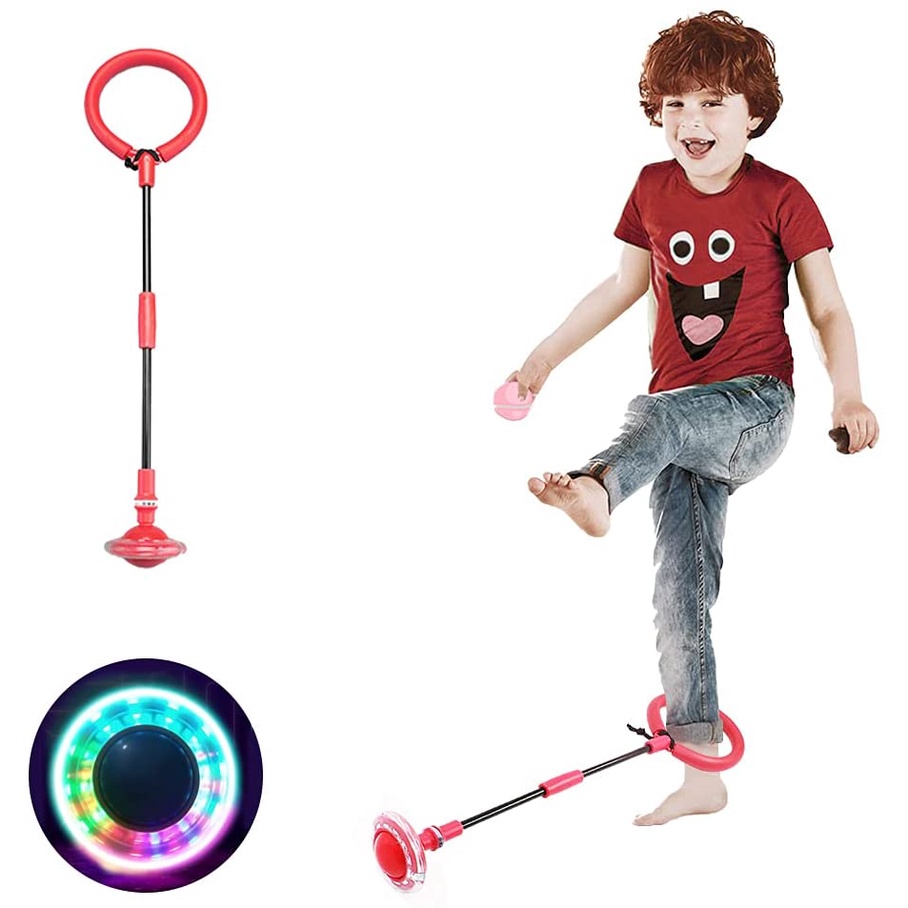 Jump Skip it Ball, Ankle Skip Ball Foldable for Kids Boys Girls