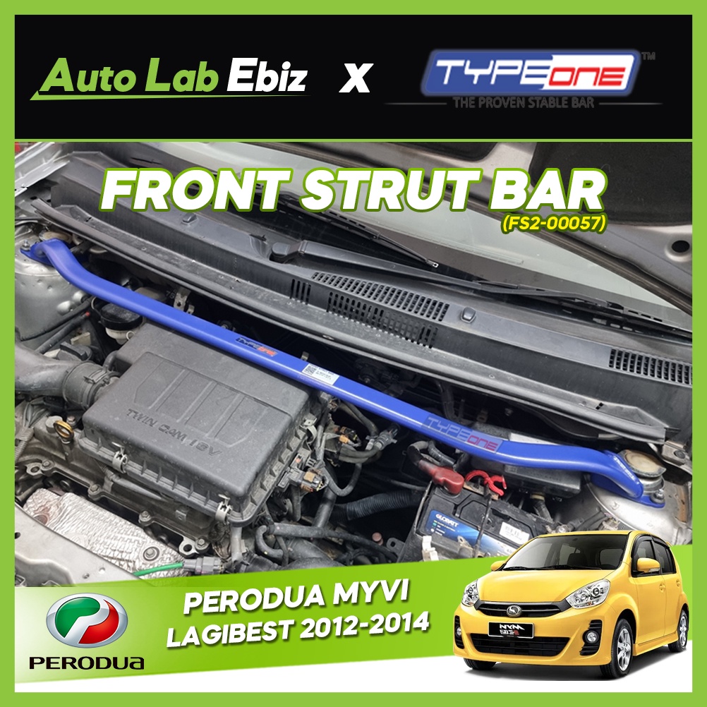 Perodua Myvi Lagi Best / Icon TypeOne Safety Front Strut Bar (FS200057