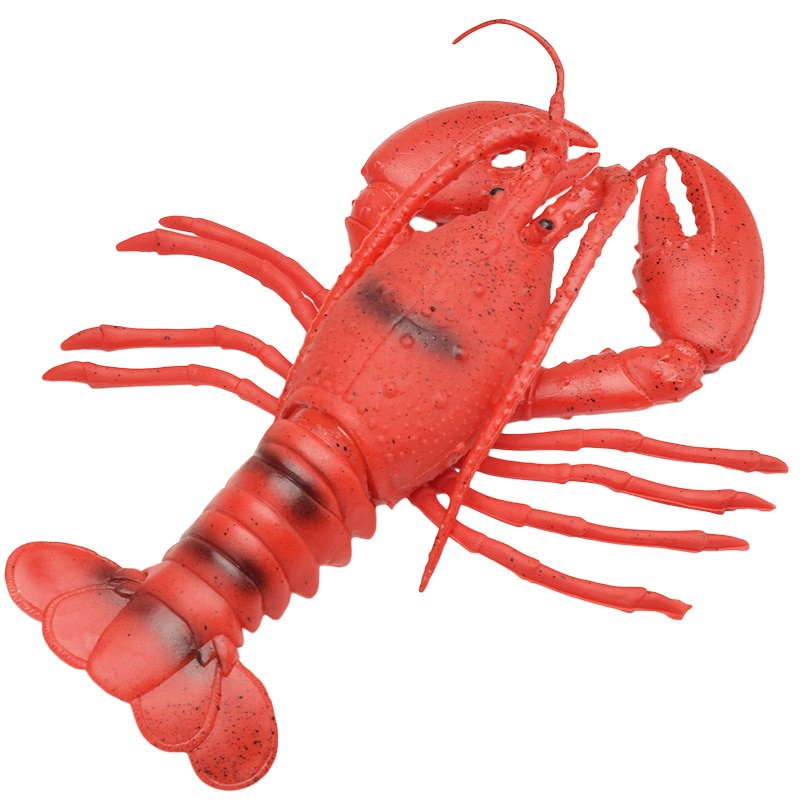 Soft Rubber Simulation Lobster Toy Pinch Called Voice Lobster Crab ...