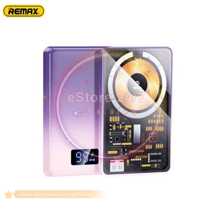 Remax RPP 531 525 Transparent Powerbank 22.5W 20W 15W Mini Wireless ...