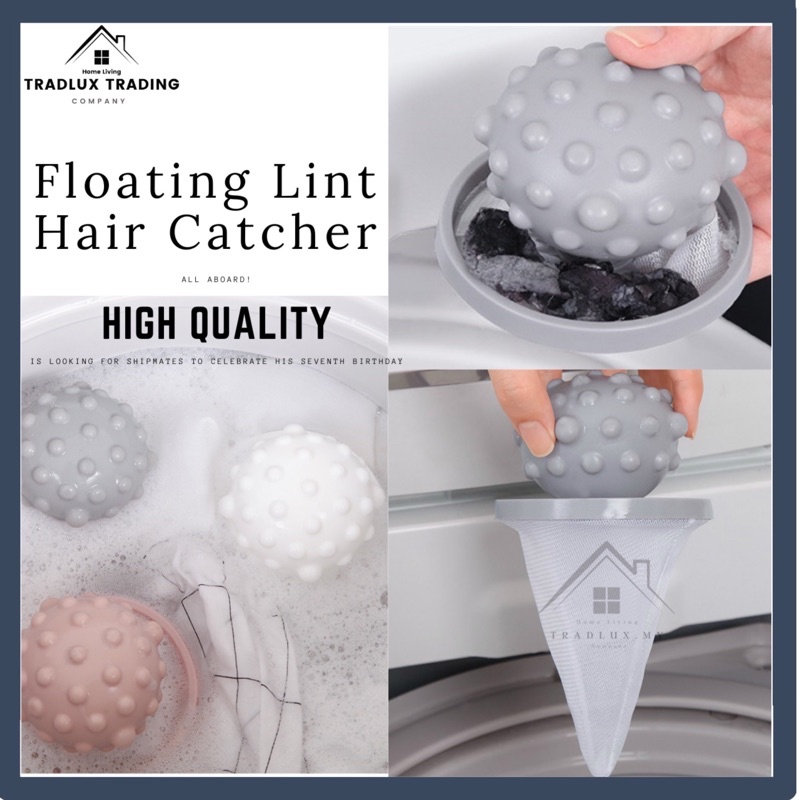 Tradlux Laundry Filter Bag Floating Lint Hair Catcher Washing Machine Removal Device Cleaning