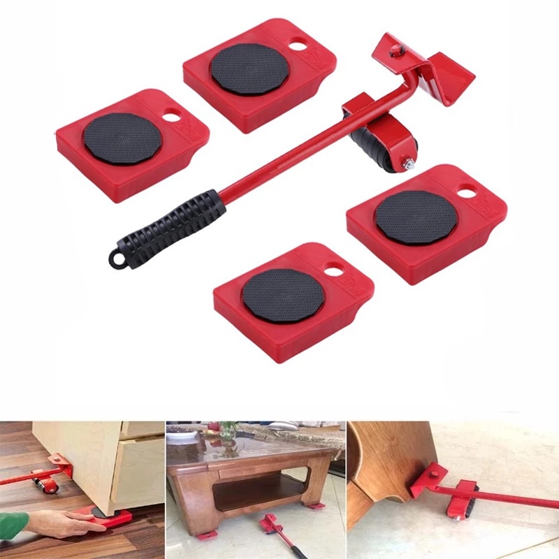 5/8PCS Heavy Duty Furniture Lifter Transport Tools Furniture Mover