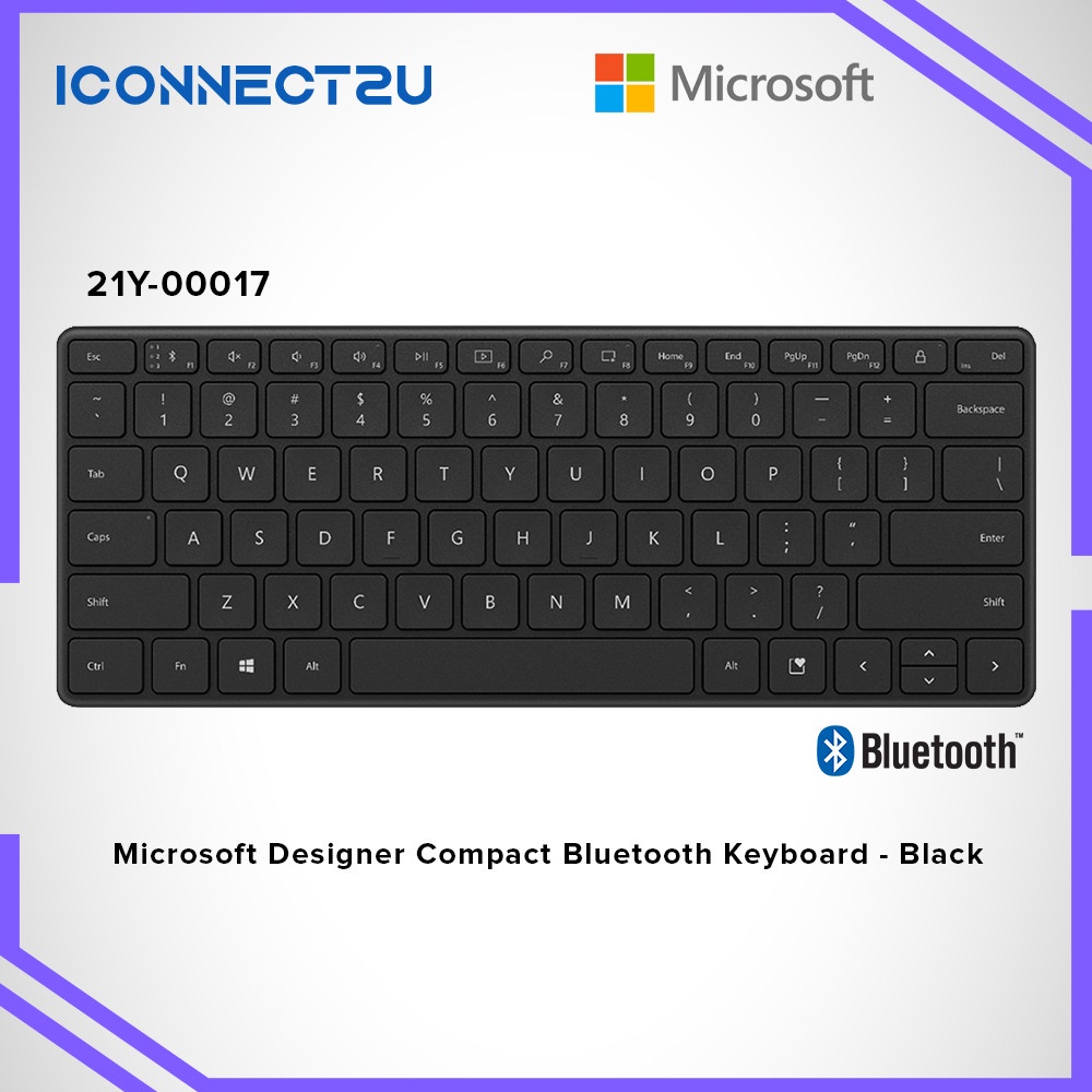 TECLADO MICROSOFT BLUETOOTH COMPACT NEGRO