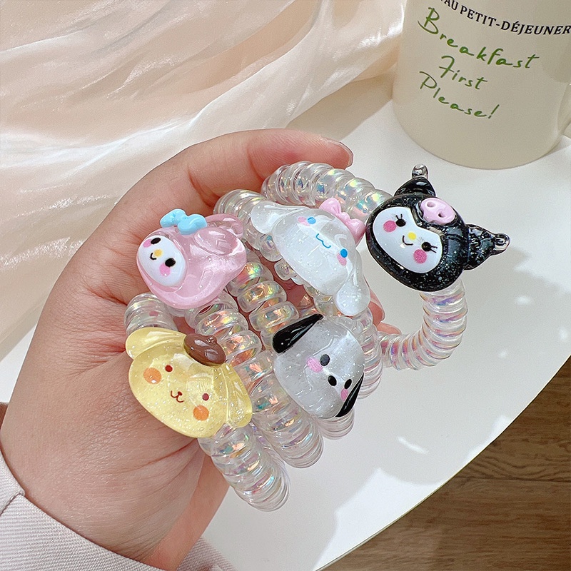 Cute Cartoon Kawaii Sanrioed My Melody Kuromi Cinnamoroll Kt Cat Purin ...