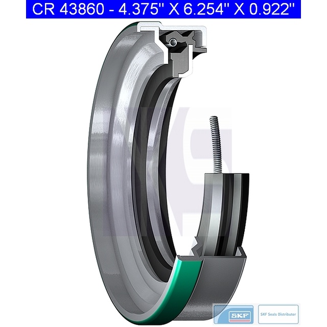 SKF CR 43860 SCOTSEAL-CLASSIC Rotary Seal NBR ( 4.375