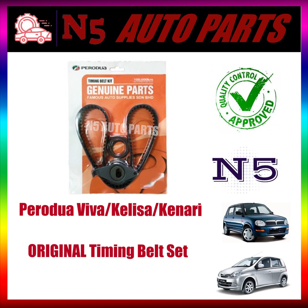 Perodua Viva/Kelisa/Kenari ORIGINAL Timing Belt Set Shopee Malaysia