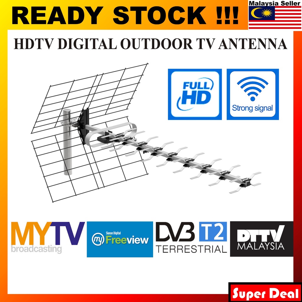 High Gain Achieved 20 Element UHF MY FREEVIEW | DTTV | DVBT2 | MYTV ...