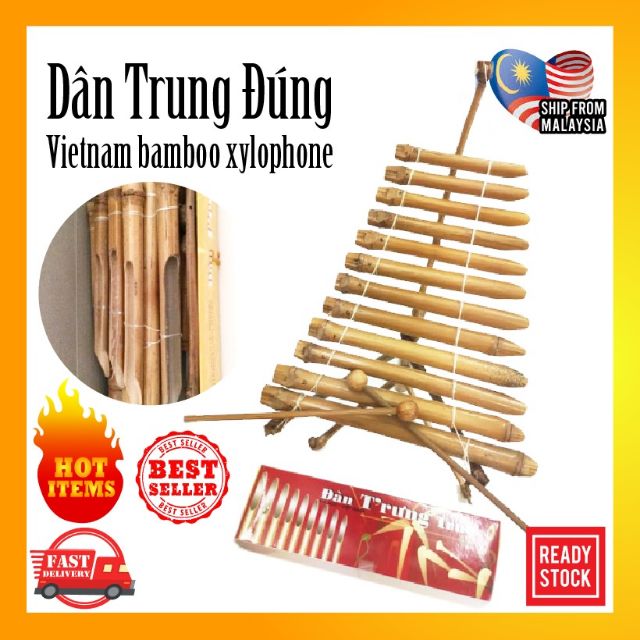 Handmade Bamboo Vietnam Xylophone 💖 Ready Stock Shopee Malaysia