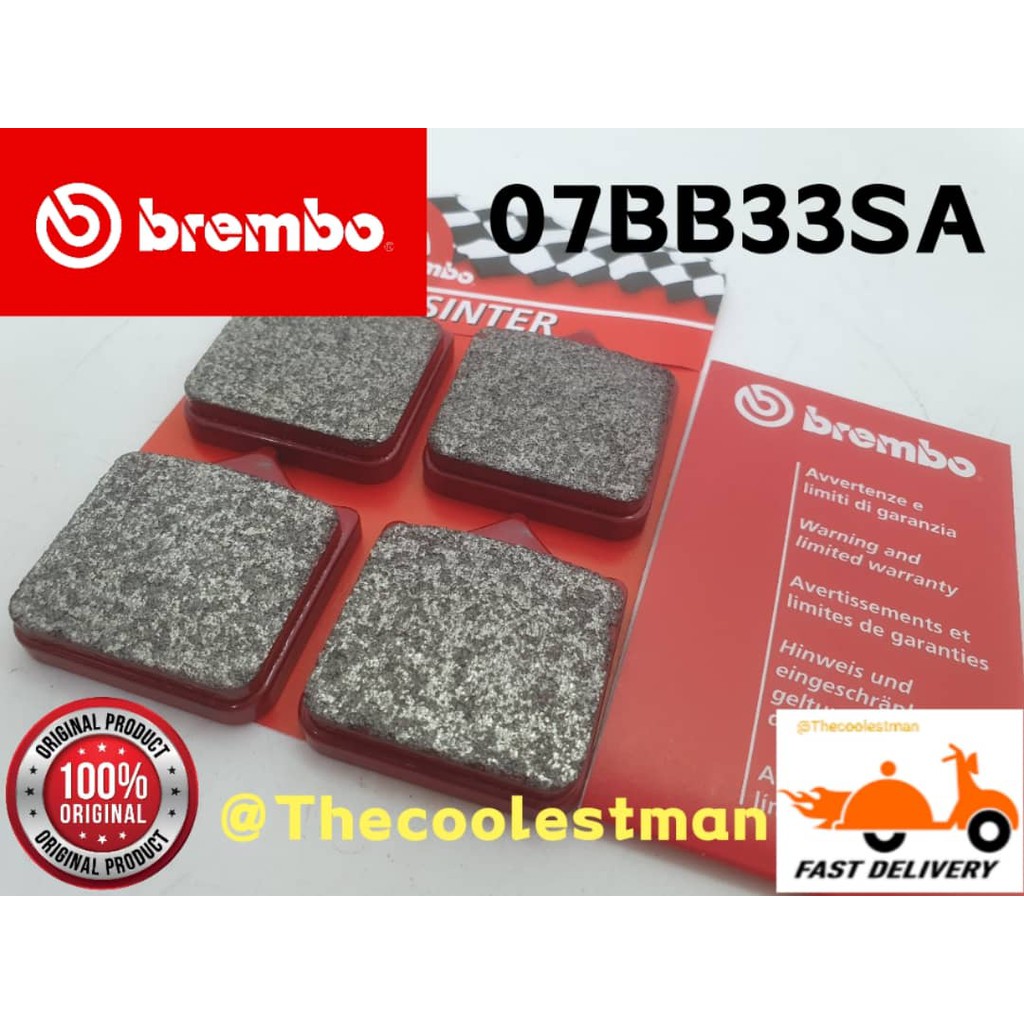 🔥READY STOCK🔥 BMW S1000R,RR S1000RR FRONT BRAKE PAD BREMBO 100