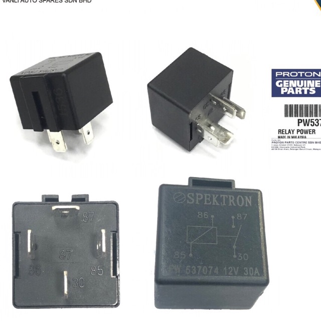 PROTON RELAY 4PIN HORN POWER WINDOWS FAN ALARM WIRA SAGA WAJA EXORA