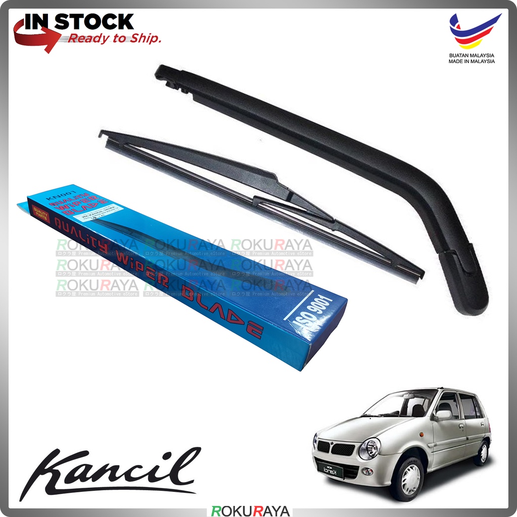 Perodua Kancil Old Petak New Belalang Rear Tail Wiper Blade Arm Set Car ...