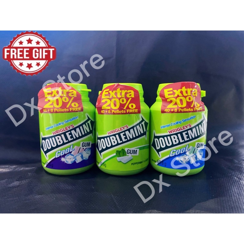 Wrigley Doublemint Chewing Gum 58g Shopee Malaysia