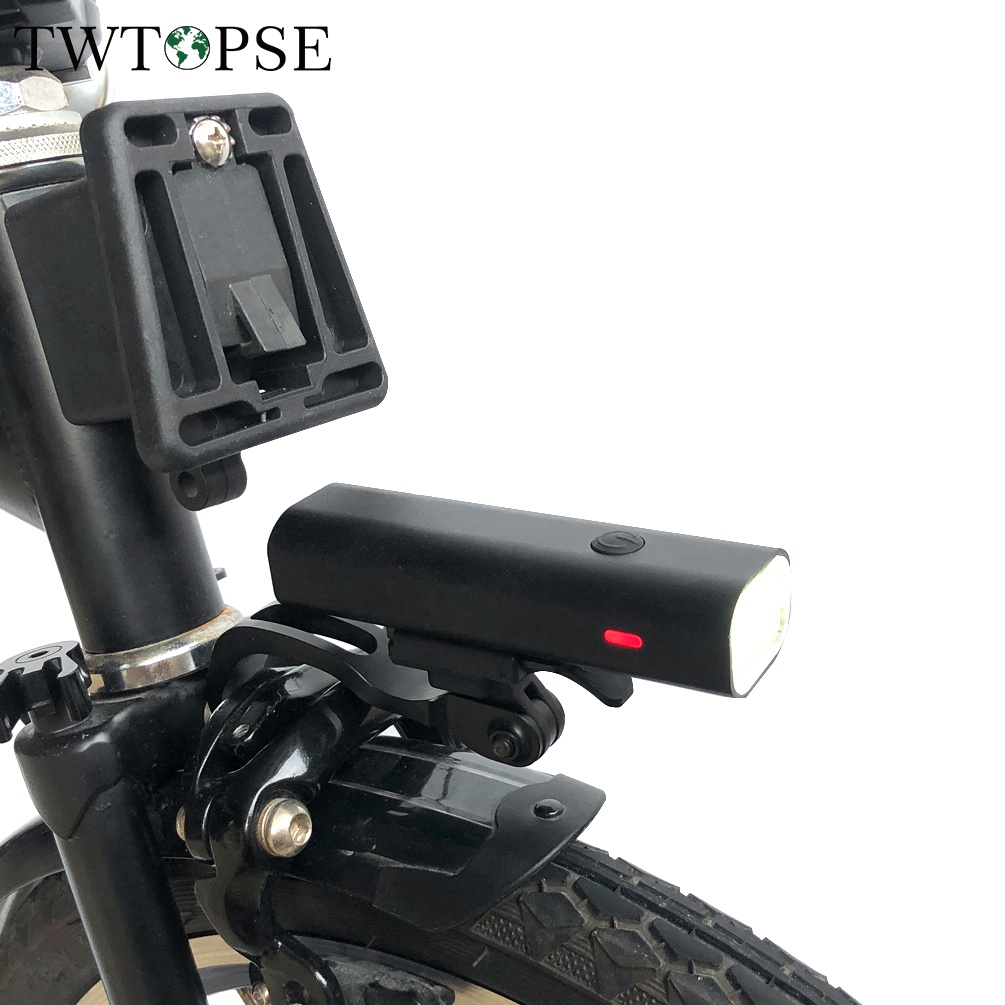 TWTOPSE 400 Lumen Bike Light With Rack For Brompton 3SIXTY Folding ...