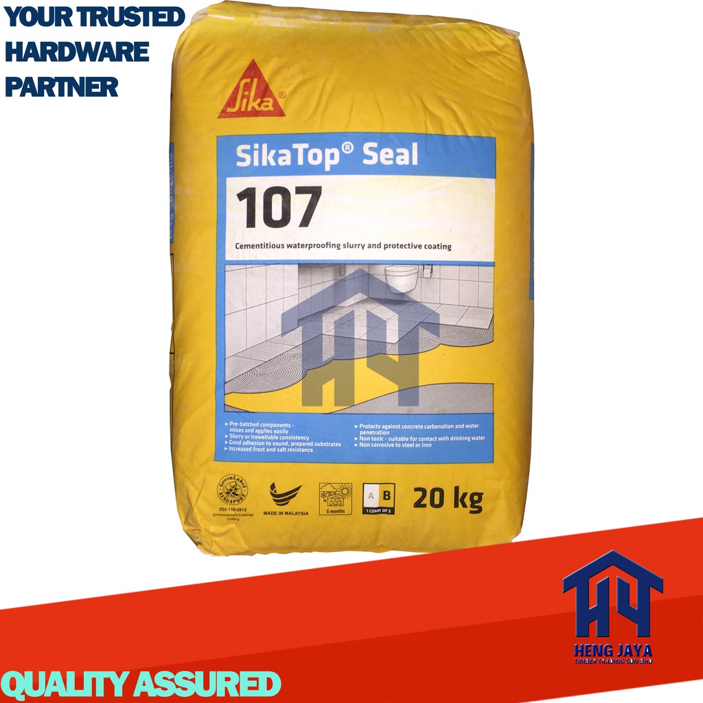 [SIKA] SikaTop Seal 107 Waterproofing System Cement Based 25 KG SLURRY Shopee Malaysia