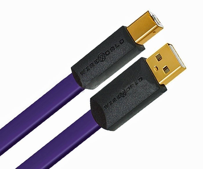 Wireworld Ultraviolet 8 USB 2.0 Digital Audio Cable Usb A to B for DAC ...