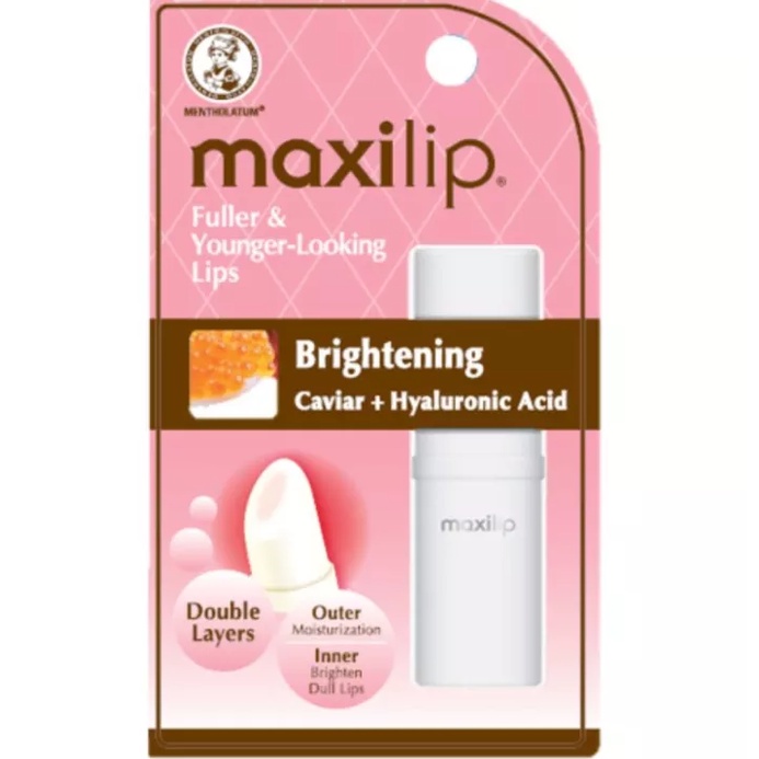Mentholatum Maxilip Caviar + Hyaluronic Lipbalm 3.8g | Shopee Malaysia