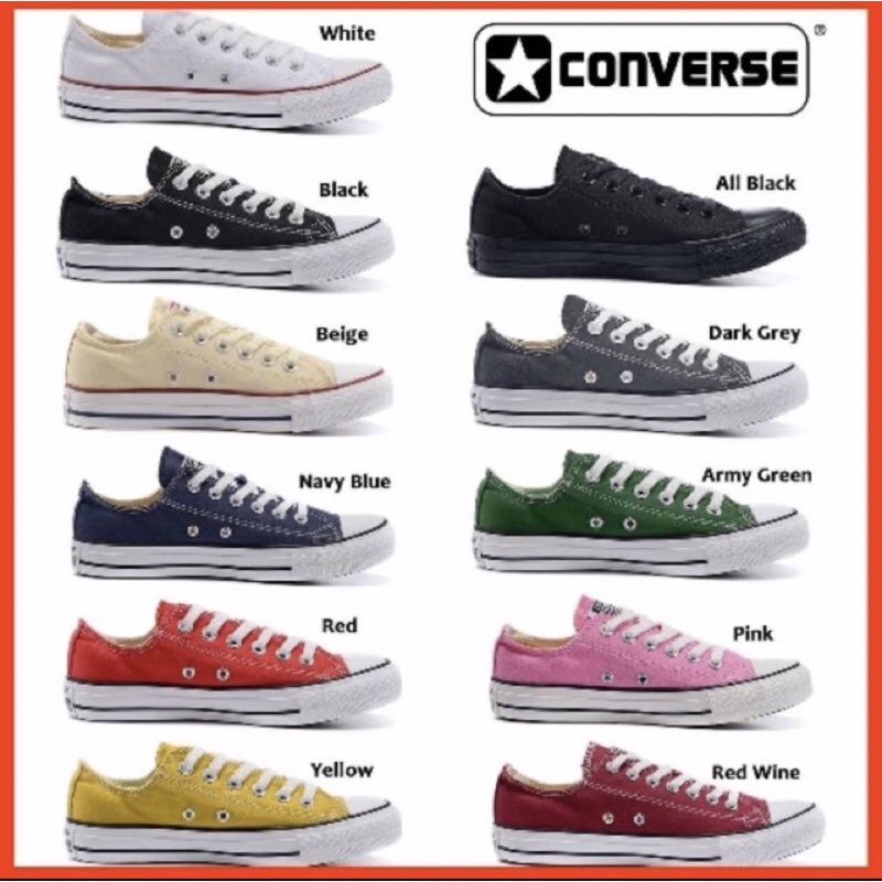 CONVERSE UNISEX SPECIAL PRICE IN STOCK Shopee Malaysia