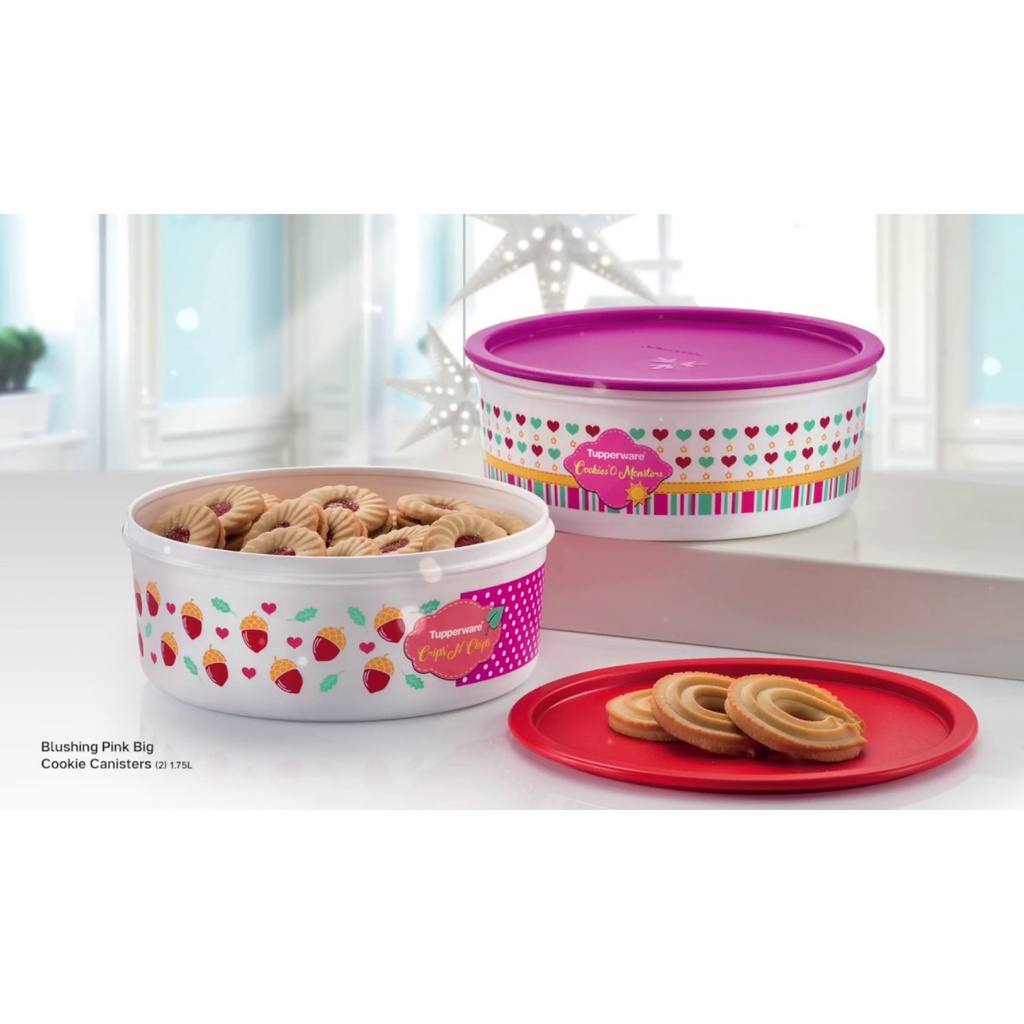 Tupperware Cookies Canister 1.75L (1pcs) | Shopee Malaysia