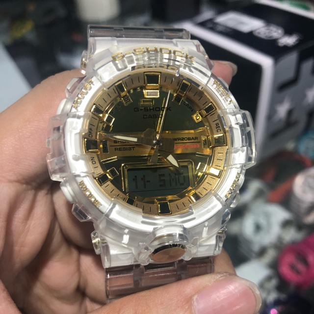 Casio G Shock 35th Anniversary Glacier Gold Series GA 835E 7