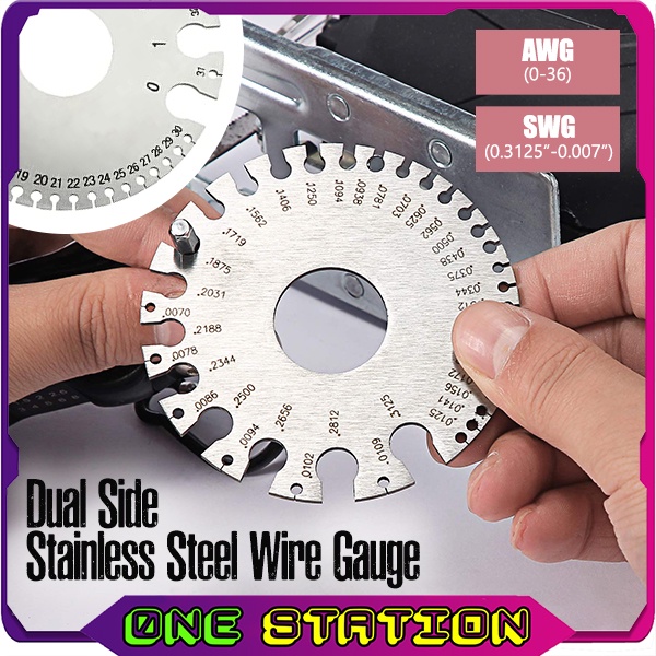 0-36 Round AWG SWG Wire Gauge Thickness Ruler Gaug... U2013 Grandado