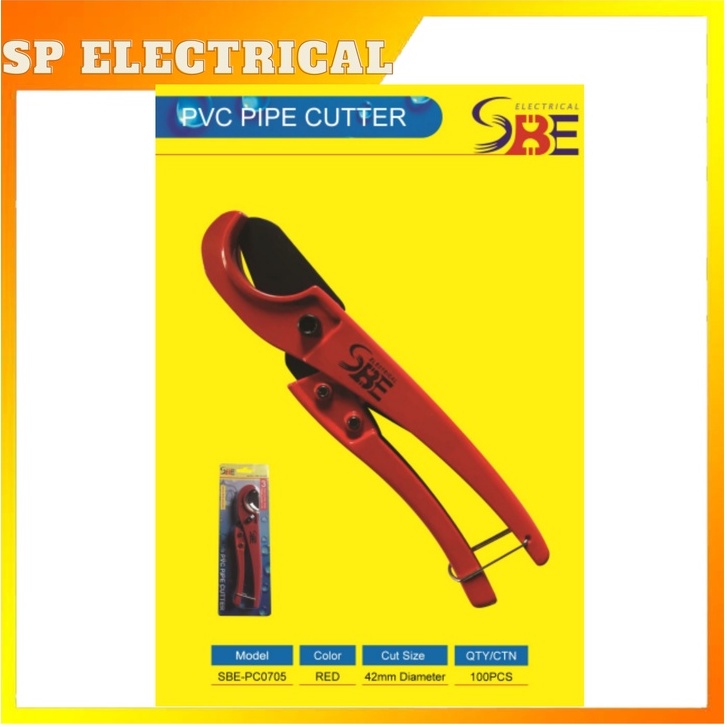 SBE PVC Pipe Cutter Heavy Duty/ Pemotong Pipe Cutter 35mm Shopee Malaysia