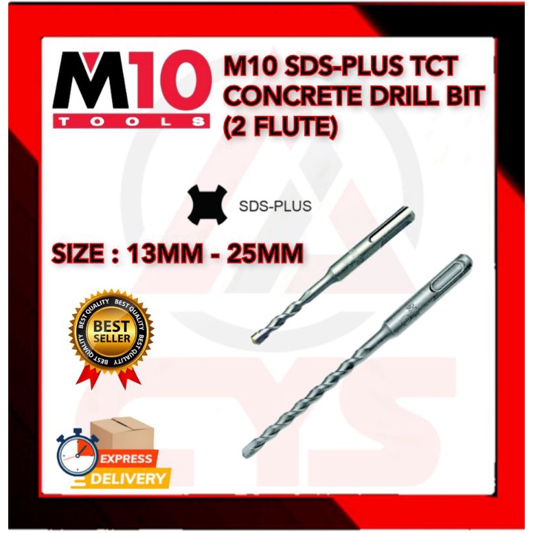 M10 sds best sale drill bit