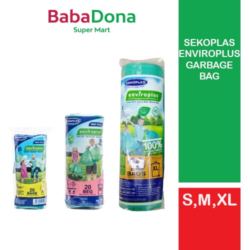 Sekoplas Replus Garbage Bag XL 89 x 117Cm 10pcs Online at Best Price, Garbage  Bags