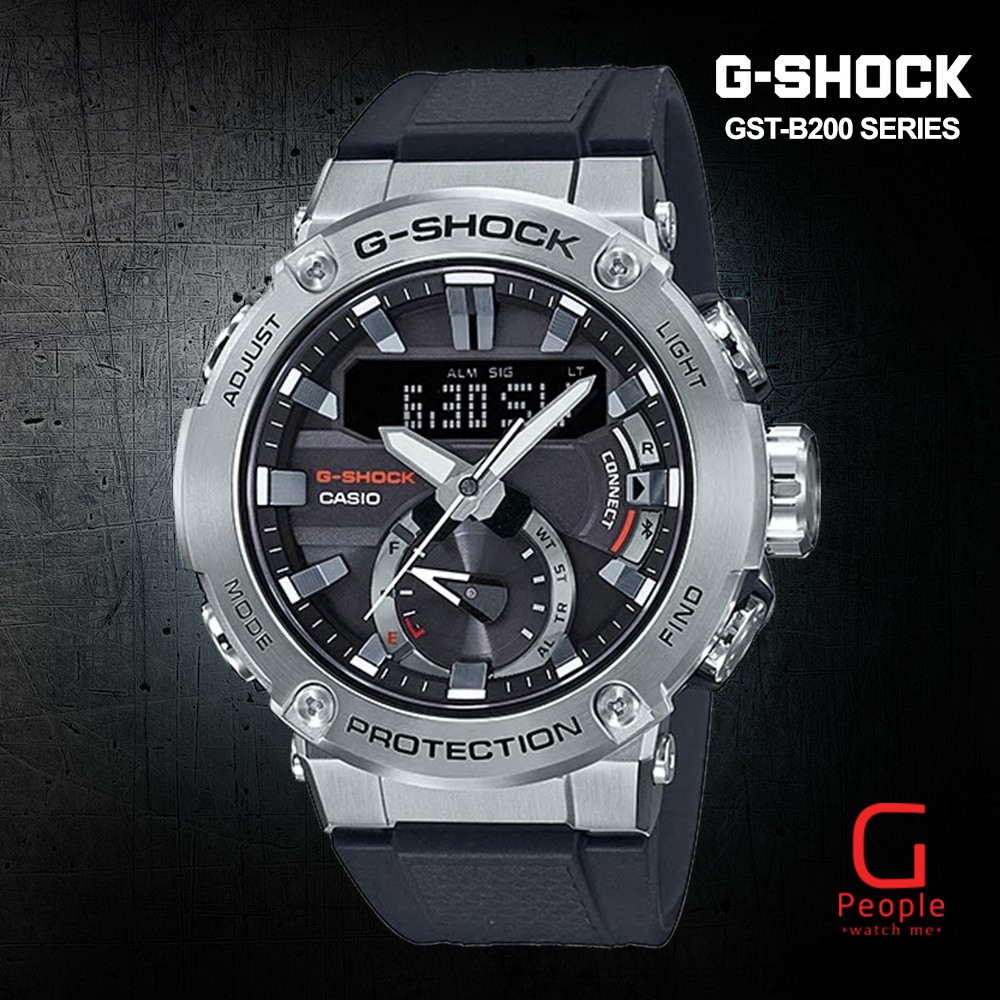 CASIO G-SHOCK GST-B200-1ADR / GST-B200-1A / GST-B200 WATCH 100