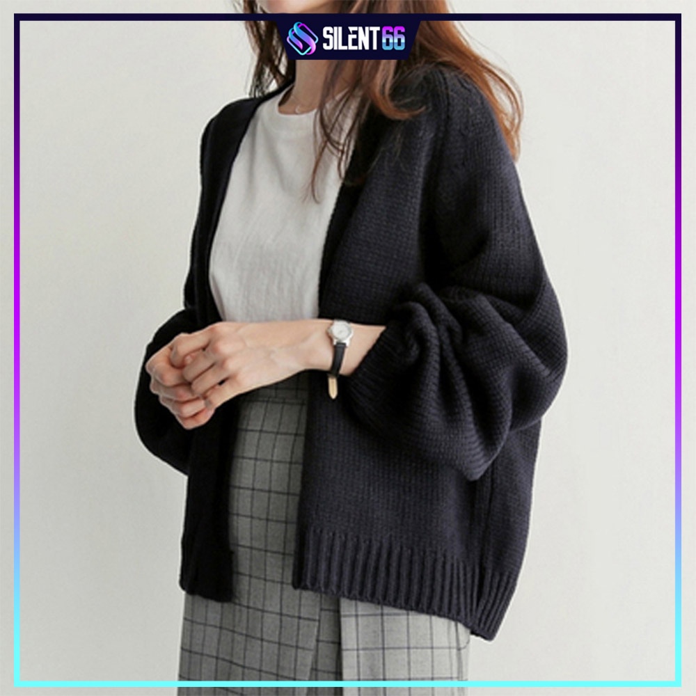 READY STOCK Casual Loose Long Sleeve Korean Knitted Cardigan - JANET ...