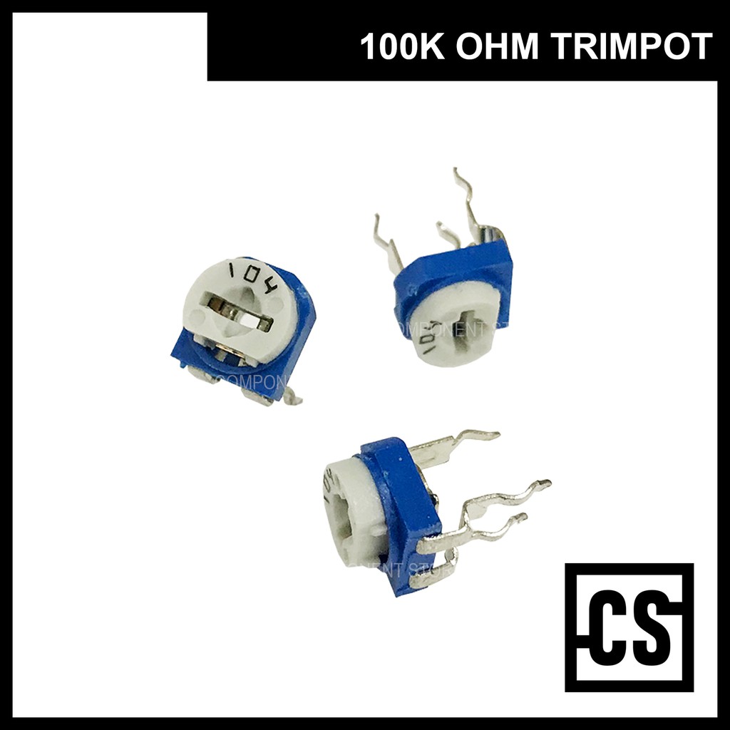 10PCS/LOT 100K 500K 1M ohm 104 504 105 ohm Resistor Trimpot Trimmer ...