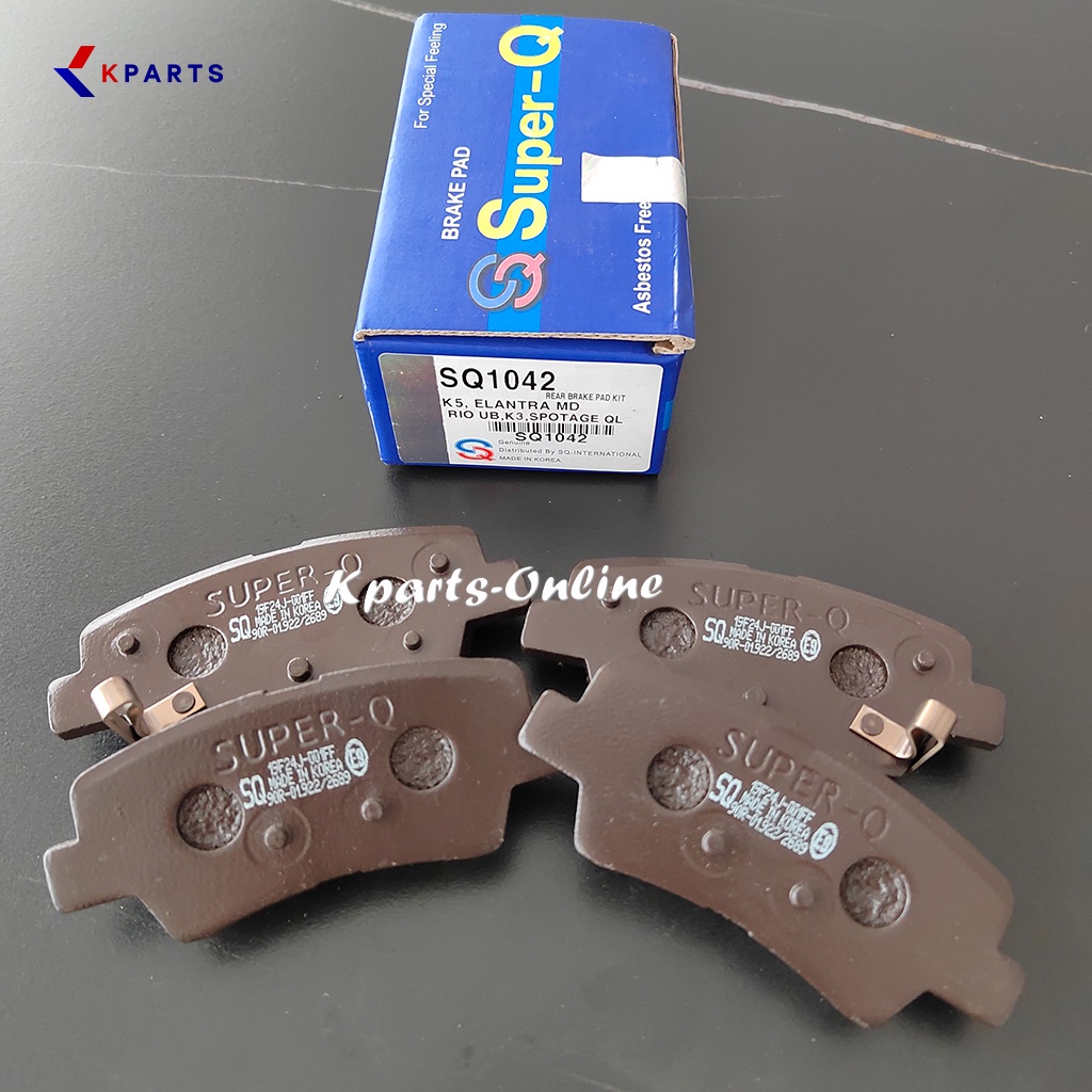 REAR DISC BRAKE PAD (SUPERQ MADE IN KOREA) KIA OPTIMA K5/ CERATO K3
