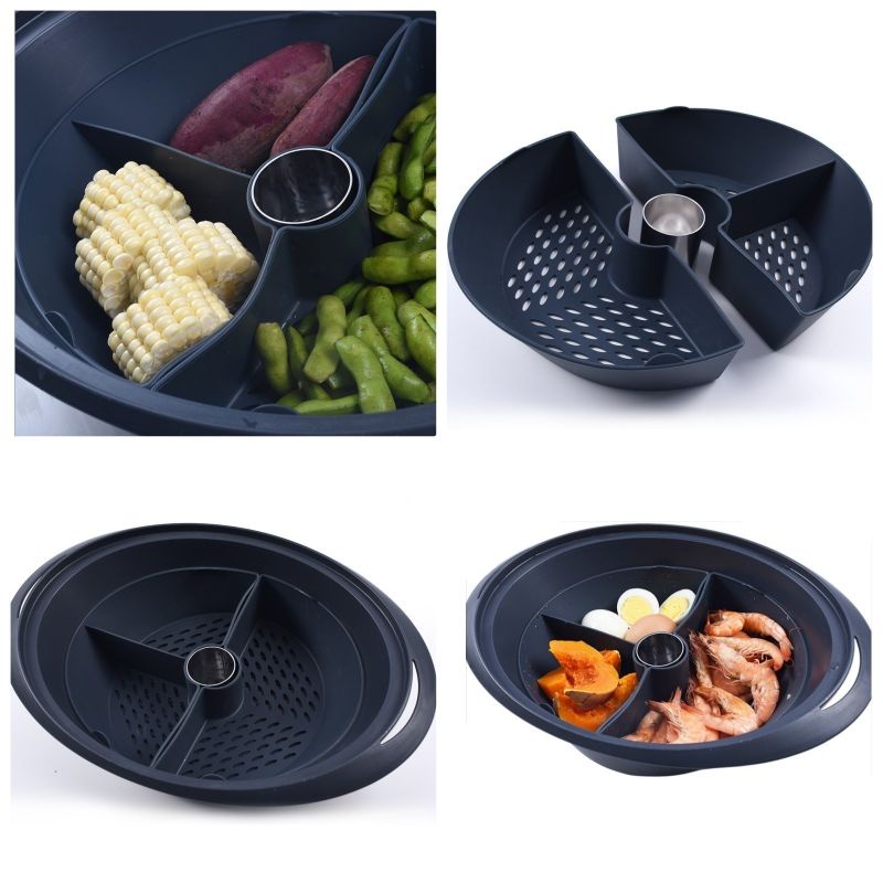 Silicone Steam Cooking Divider Seperator Steaming Accessory Chimney for  Varoma of Thermomix TM31 TM6 TM5