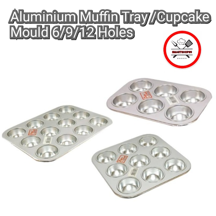 ALUMINIUM MUFFIN MOULD - 12 CAVITY