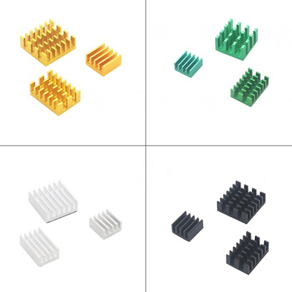 For Raspberry Pi 4 Model B Heat Sink 3pcs Raspberry Pi Aluminum ...