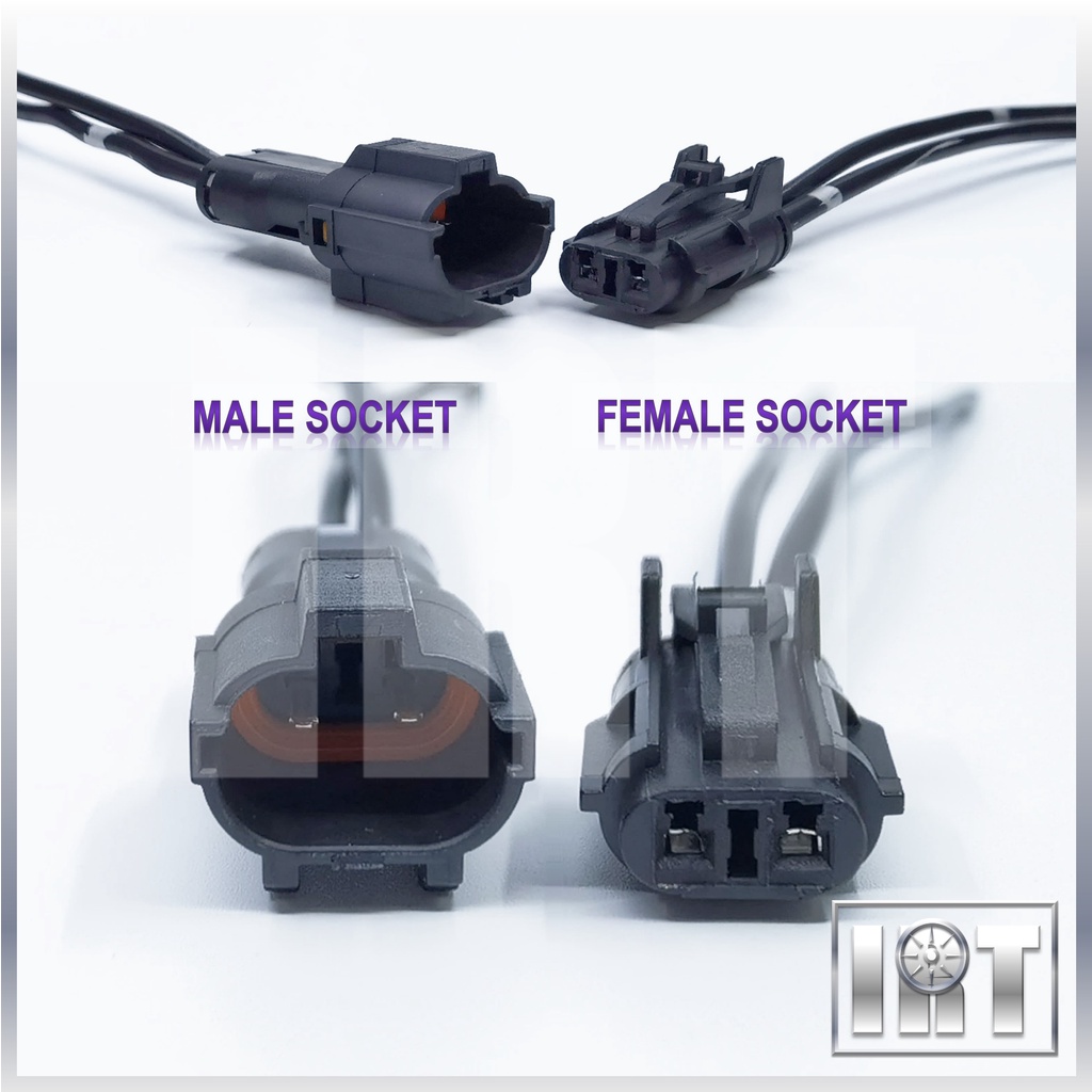 2 Pin AC Fan Motor Socket Citra Naza Ria Kia Spectra Sephia Pregio ...