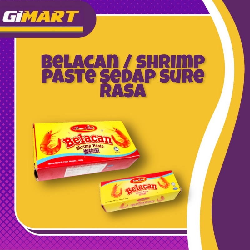 BELACAN/SHRIMP PASTE SEDAP SURE RASA | Shopee Malaysia