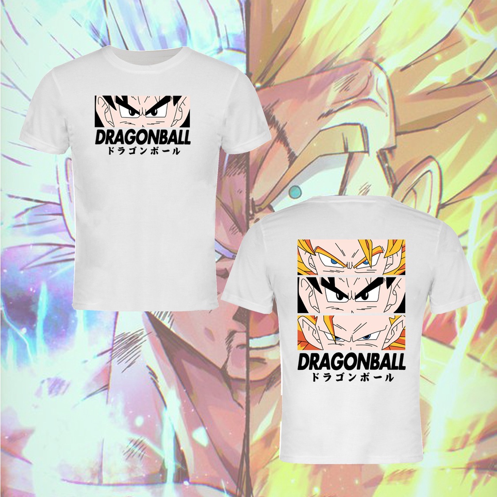 🔥PROMOSI HEBAT🔥 BAJU DRAGON BALL SHIRT DRAGON BALL Z GOKU FRONT & BACK ...