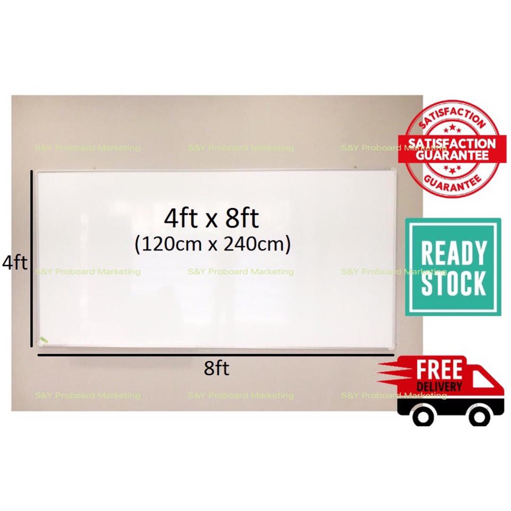 White board Size 2x3 3x4 4x4 4x5 4x6 4x8 WhiteBoard 1.5x2ft