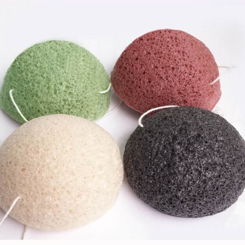 Original/Natural Vegan Konjac Face facial Sponge span (Sensitive and ...